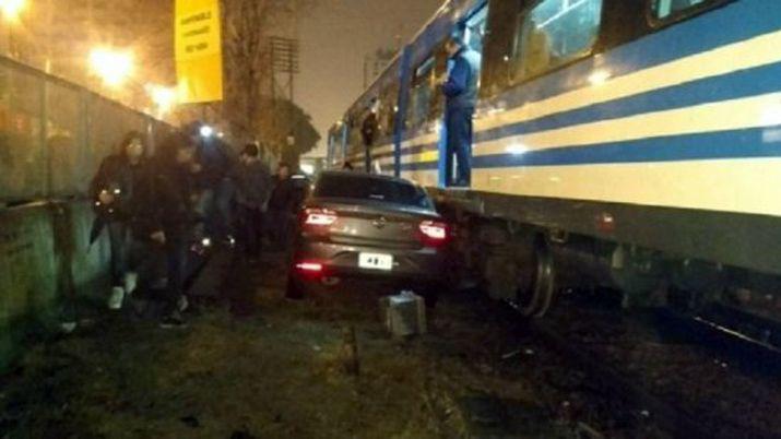 Un tren impactoacute contra un automoacutevil en Ramos Mejiacutea