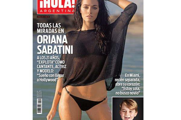 Oriana Sabatini iacutentima en la nueva edicioacuten de la revista iexclHOLA Argentina