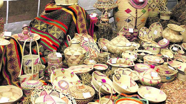 Artesaniacutea de fibra vegetal y tipos de piezas realizadas