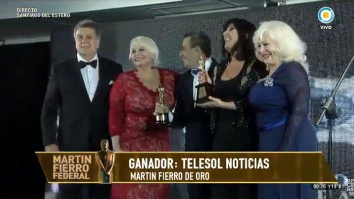 El Martiacuten Fierro Federal de Oro fue para Telesol de San Juan