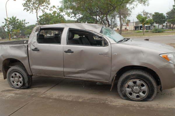 Una familia de Bandera se salvoacute de milagro tras espectacular vuelco