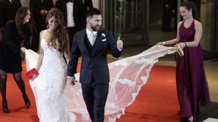 Las donaciones por el casamiento de Messi alcanzaron soacutelo 200000