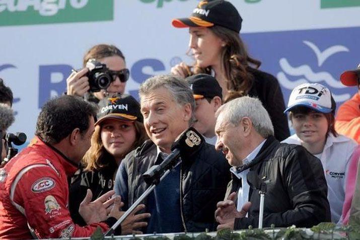 El presidente visitó el autódromo porteño por los 80 años del Turismo Carretera