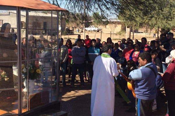 Oficiaron misa e inauguraron gruta en honor a Mama Antula 