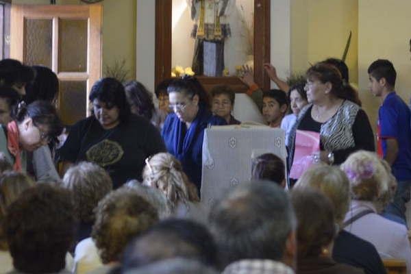 Los santiaguentildeos participaron de la misa a San Cayetano
