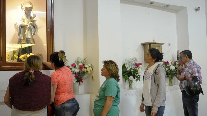 Los santiaguentildeos participaron de la misa a San Cayetano