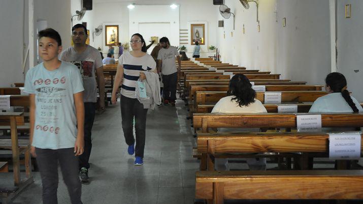 Los santiaguentildeos participaron de la misa a San Cayetano