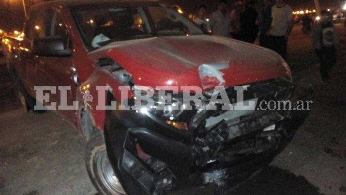 Así quedó la camioneta protagonista