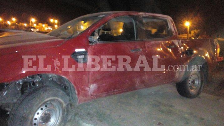 Una mujer embarazada resultoacute lesionada en fuerte choque y vuelco