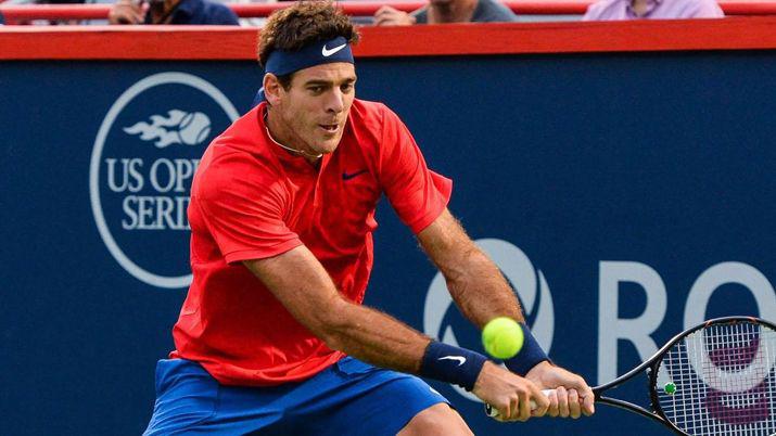 Del Potro le ganoacute a Isner y avanzoacute a la siguiente ronda