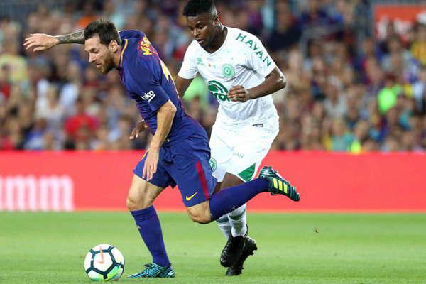 Messi marcoacute un gol en  el 5 a 0 a Chapecoense 