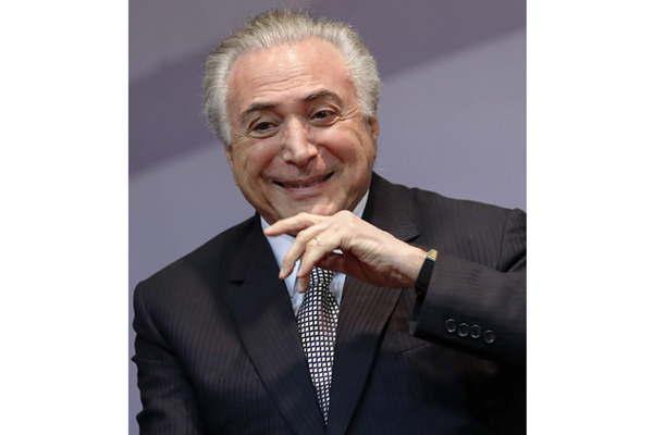 El presidente Temer se compromete  a unir Brasil 