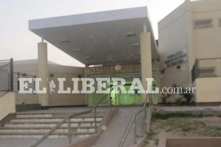 La motociclista fue asistida en el Hospital Zonal de Las Termas