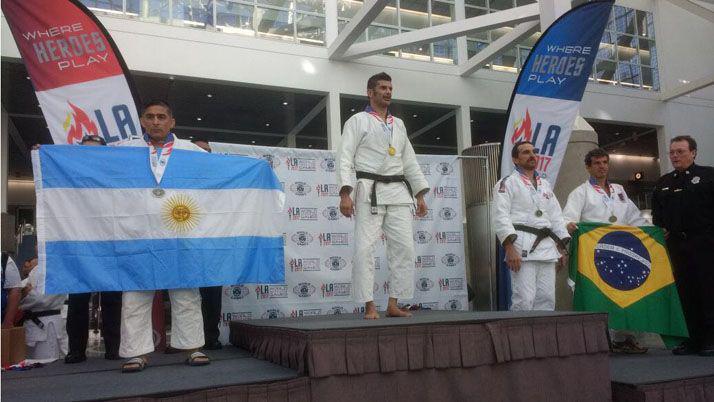 Juegos Mundiales Policiales- efectivo santiagueño subcampeón en judo