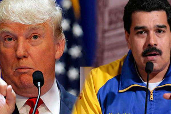 Trump amenazoacute con utilizar la opcioacuten militar en Venezuela si es necesario para que Maduro restablezca la democracia