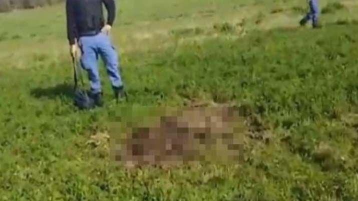 Fuerte- el momento en el que encuentran el cadaacutever de Anahiacute Beniacutetez