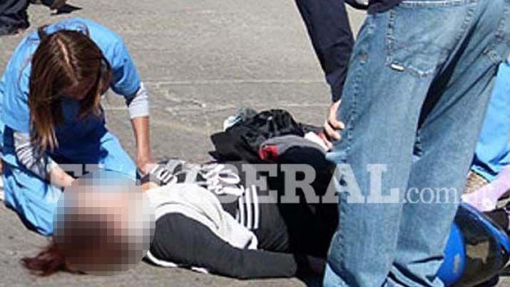 Fallecioacute una joven mujer que se accidentoacute con sus hijos ayer