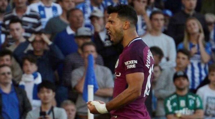Con un gol de Agüero el City debutó con un triunfo