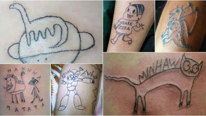 Es la peor tatuadora del mundo pero no para de llenarse de dinero