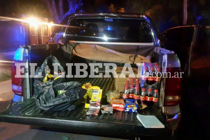 Los elementos secuestrados quedaron a disposición de la Justicia de La Banda