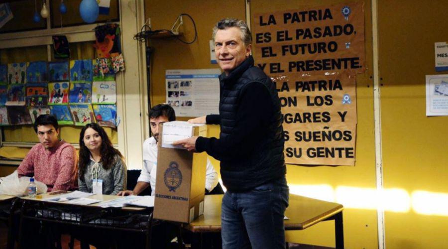 Votoacute Mauricio Macri- Estaacute saliendo todo bien