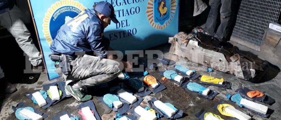 La droga secuestrada