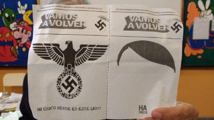 Indignante- encontraron un voto nazi en Chubut