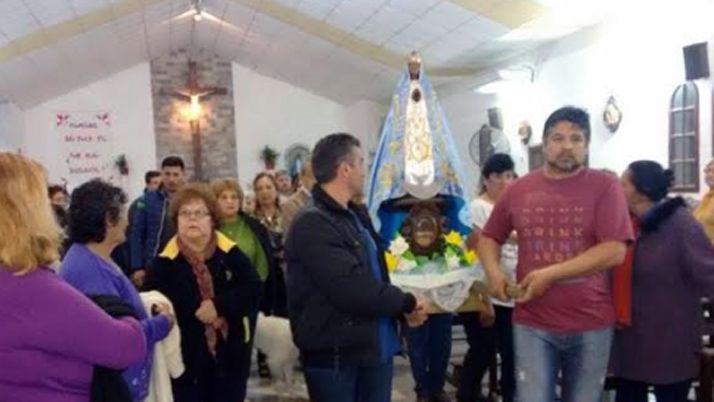 Celebraron la festividad de la Patrona de la Dioacutecesis de Antildeatuya