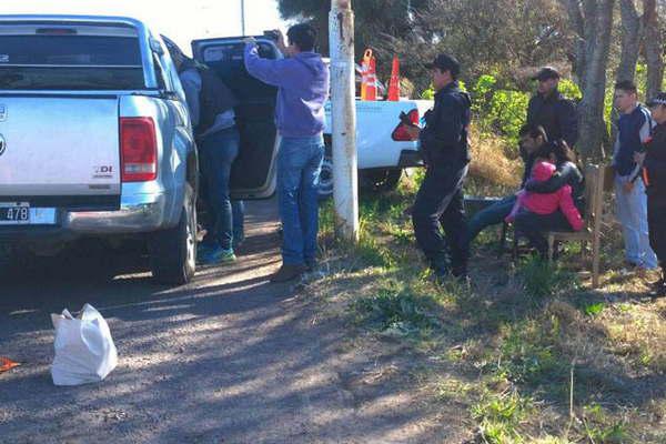 Con una nintildea a bordo trasportaban 114 kilos de marihuana y 200 mil