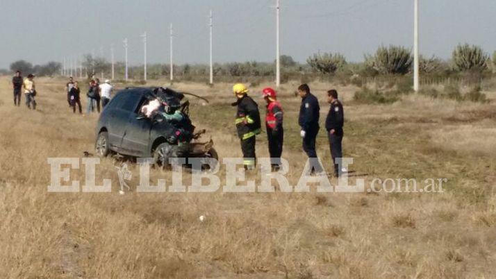 Impactantes imaacutegenes del traacutegico choque en Ruta 9