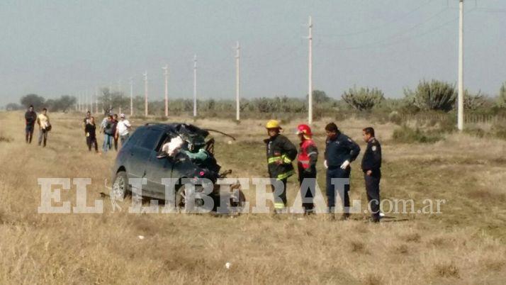 Impactantes imaacutegenes del traacutegico choque en Ruta 9