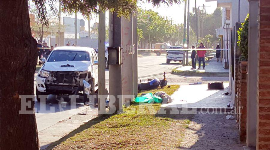 Escapaba tras robar un bolso chocoacute con una camioneta y fallecioacute