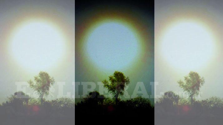 Impactante puesta del sol en el sur santiagueño