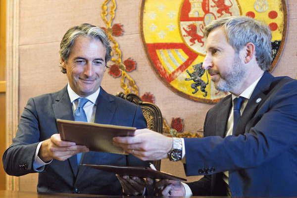 La Argentina y Espantildea firman  acuerdo para desarrollar inversiones en infraestructura