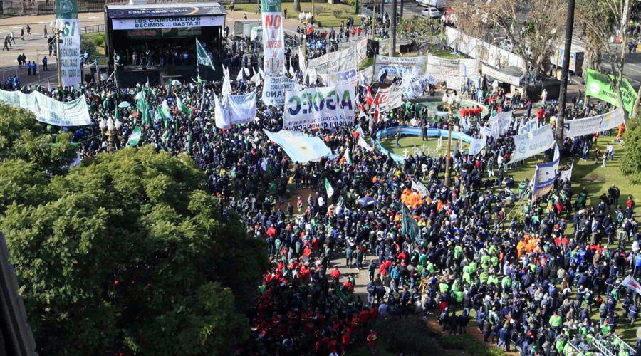 La CGT se moviliza a la Plaza de Mayo