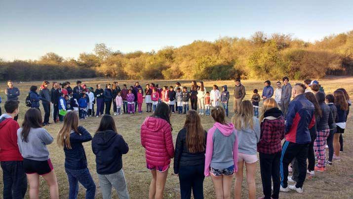 Visita de Alumnos del Colegio San Patricio a escuela rural