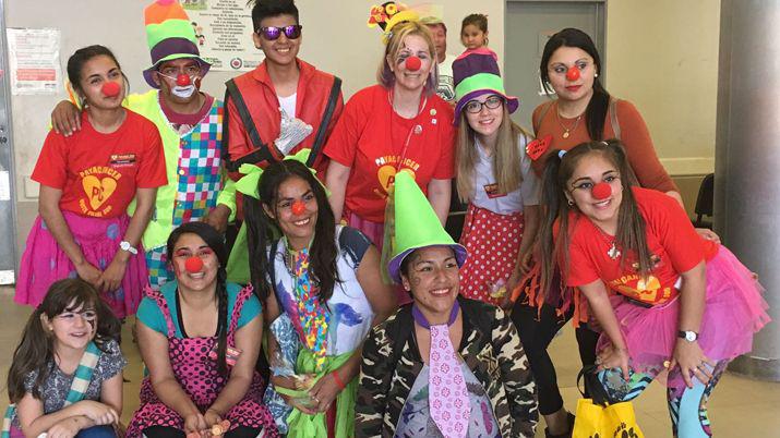 Payacancer llevoacute alegriacutea a los chicos internados en el CIS