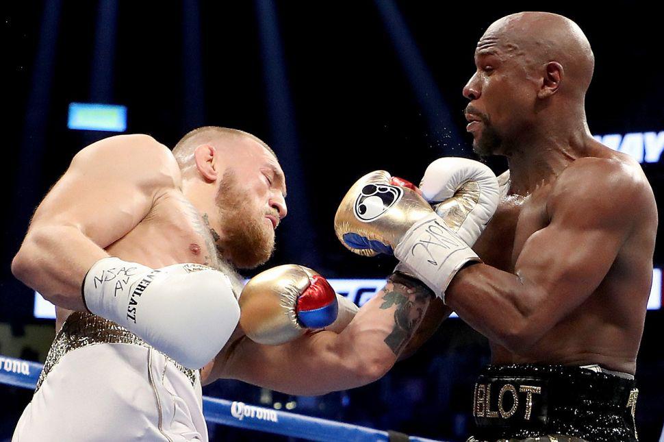 Las mejores imaacutegenes de la gran pelea Mayweather - McGregor