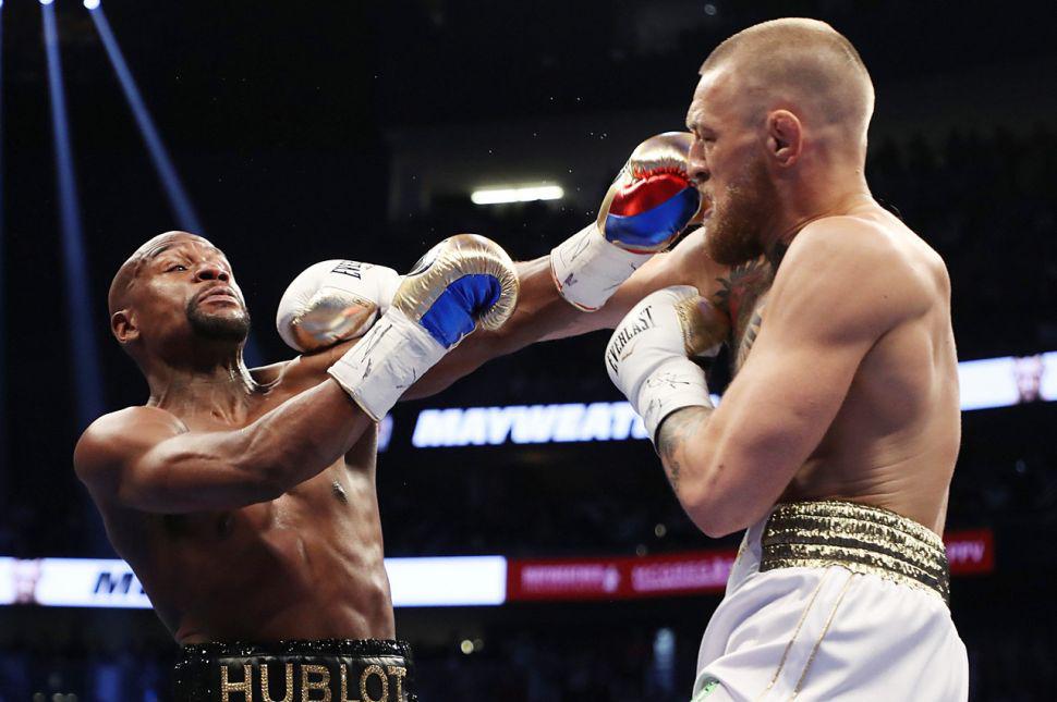 Las mejores imaacutegenes de la gran pelea Mayweather - McGregor
