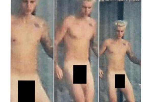 Publicaron fotos de Justin Bieber desnudo 