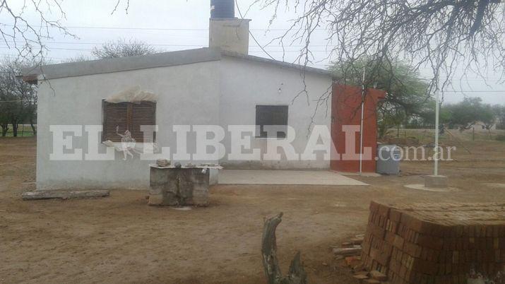 Una de las viviendas atacadas