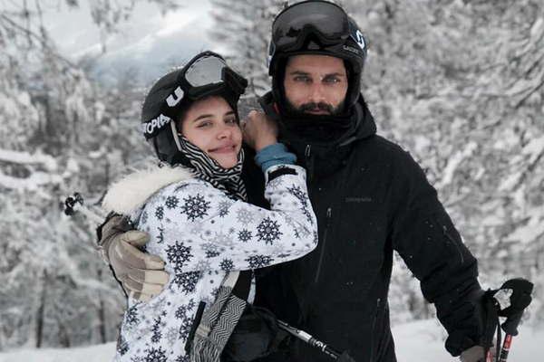 Eva y Joaquiacuten disfrutan de la nieve
