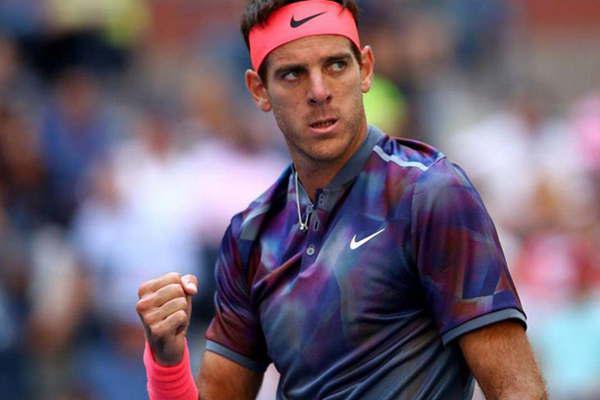 Del Potro avanza  en el US Open 