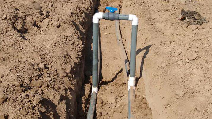 Instalaron un nuevo moacutedulo de riego por goteo