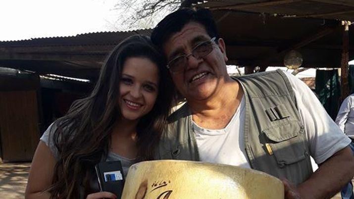 Agostina Tarchini visitoacute el Patio del Indio Froilaacuten