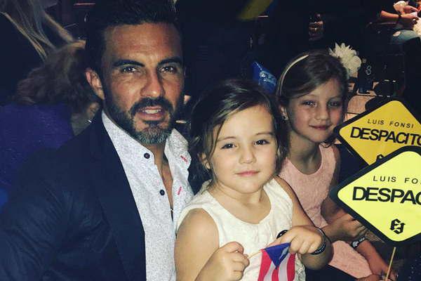 Poroto Cubero no se perdioacute el show de Luis Fonsi