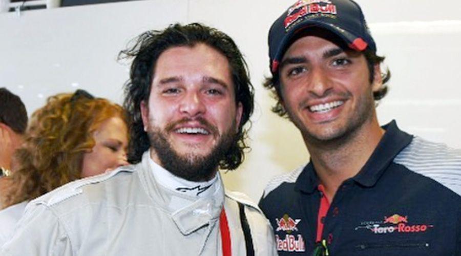 El encuentro entre Carlos Sainz Jr y Jon Snow
