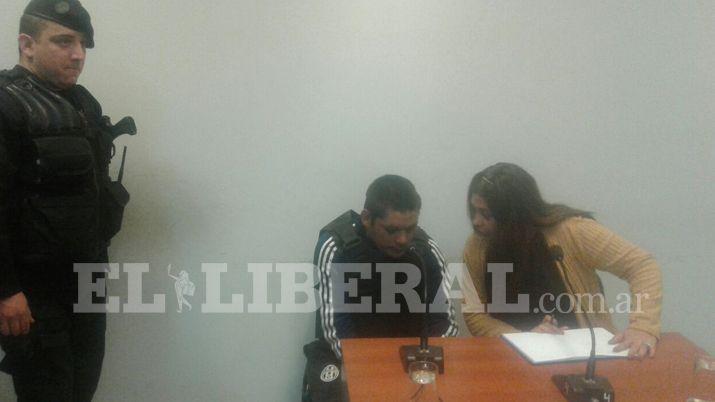 Con fuerte custodia Monito Castantildeo estuvo ante la jueza
