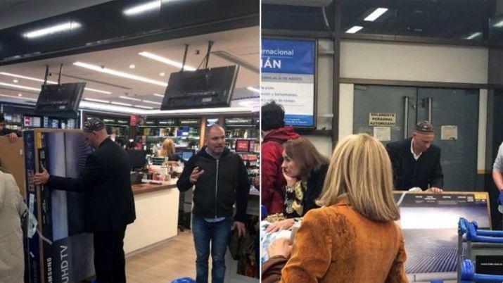 Descubren al rabino Bergman volviendo de Chile con dos LCD