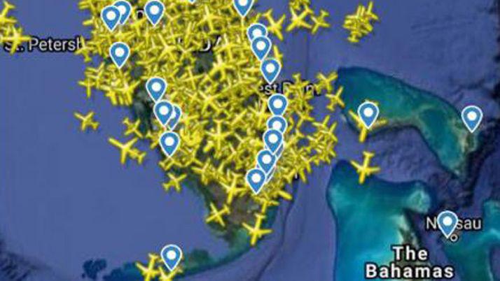 Huracaacuten Irma- intensa actividad de vuelos desde Miami hacia otras zonas